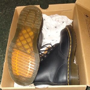 Dr. Martens Black Vegan Leather Combat Boots